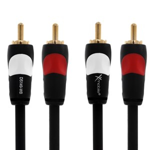 Cáp Audio 2RCA 2m Xmobile DS149-WB Đen