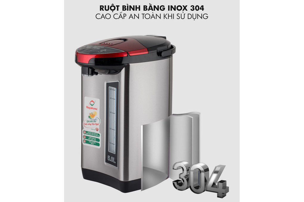Bình thủy điện 5L Nagakawa NAG0405