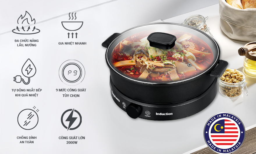 Bếp điện từ Nagakawa NAG0716