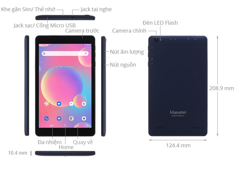 Máy tính bảng Masstel Tab 8.2