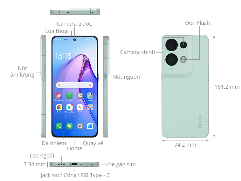 Điện thoại OPPO Reno8 Pro 5G