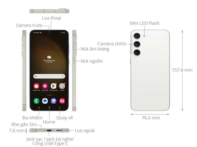 Điện thoại Samsung Galaxy S23+ 5G 256GB